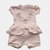 Roupa de Bebê Menina Macacão Curto Bordado Gatinha e Babado na internet