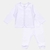 Roupa de bebê Pagão Casaco e Calça Culote Suedine Branco na internet