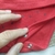 Vestido Body Bebê Regata Bordado Suedine Vermelho
