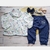 Conjunto Bebê Menina Casaco estampado e Calça Quentinha na internet