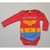 Roupa De Bebe Body Manga Longa Super Heróis - 1 un A Escolher - loja online