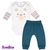 Conjunto Bebê Body Manga Longa Ursinho Calça Saruel Suedine - comprar online
