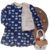 Vestido Infantil Verão Estampado Raposinhas Suedine Premium
