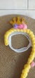 Tiara Princesa Disney Rapunzel Trança Decorada - comprar online