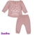 Conjunto Bebê Casaco Estampado e Calça Lisa Suedine Premium - comprar online