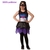 Fantasia Infantil Menina Bruxinha Roxa Carnaval Halloween - comprar online
