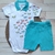 Conjunto Bebê Camisa Gola Polo M C e Bermuda Suedine Premium - comprar online