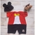 Fantasia De mesvsario Bebê Macacão Tema Mickey com Touca