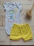 Imagem do Conjunto Bebê Menina Body MC Lindo dia E Short Com Laço
