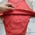 Imagem do Vestido Body Bebê Regata Bordado Suedine Vermelho