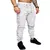Calças masculinas estilosas, jogger casual streetwear 2024, calças de carga multi-bolsos, fitness e moletom para homens - loja online