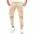 Calças masculinas estilosas, jogger casual streetwear 2024, calças de carga multi-bolsos, fitness e moletom para homens - comprar online