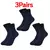 3 pares meias de inverno quentes grossas meias curtas macio veludo lã caxemira - comprar online