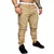Imagem do Calças masculinas estilosas, jogger casual streetwear 2024, calças de carga multi-bolsos, fitness e moletom para homens
