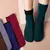 3 pares meias de inverno quentes grossas meias curtas macio veludo lã caxemira