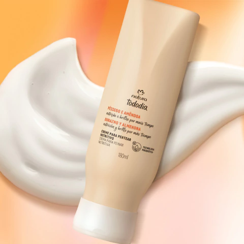 Crema de Peinar Nutritiva Tododia Durazno y Almendra 180ml