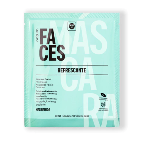 Mascara Facial Refrescante FACES 20ML Piel Grasa