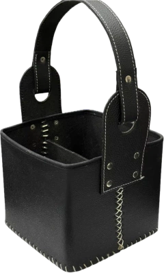 CANASTA ECO CUERO BOCA - comprar online