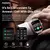 Smartwatch inteligente Aolon 2.01" Tela curva Fitness à prova d'água