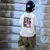 Camiseta de manga curta com grafite estampada