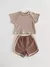 Conjunto Bebê Menino em Waffle – Com Bolso e Ursinho (12m a 3 anos) Conjunto leve e macio em tecido waffle, ideal para o verão. Camiseta com bolso frontal e shorts com estampa fofa de ursinho. Disponível em duas cores lindas para meninos de 1 a 3 anos. na internet