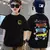 Camiseta de manga curta com grafite estampada - loja online