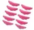 BIGUDIES SILICONA ROSA X5 PARES
