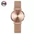 Relógio Feminino de Luxo com Pulseira em Aço Inox e Alta Durabilidade