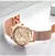 Relógio Feminino de Luxo com Pulseira em Aço Inox e Alta Durabilidade