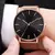 Relógio Feminino Casual de Luxo – Design Elegante em Ouro Rosa com Pulseira Fina - A PRIMEIRA VISTA 