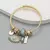 Pulseira Círculo do Amor – Moda Feminina em Aço Inoxidável Frisado - A PRIMEIRA VISTA 