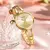 Relógio Curren Luxo Feminino – Quartzo, Strass Brilhante e Pulseira de Aço Inoxidável
