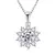 Colar Feminino Prata 925 com Moissanite Redondo – 1 Quilate, Cor D Brilhante