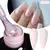 Esmalte em Gel UR SUGAR 7ml – Base de Borracha Rosa Nude Natural Semi Permanente