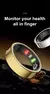 Anel Inteligente R09 com Sensor de Temperatura – Unissex com Estojo de Carregamento na internet