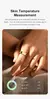 Anel Inteligente R09 com Sensor de Temperatura – Unissex com Estojo de Carregamento - loja online