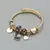 Pulseira Círculo do Amor – Moda Feminina em Aço Inoxidável Frisado - comprar online