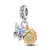 Pingentes Florais em Prata Esterlina 925 – Girassol e Tulipa para Pulseira Tipo Pandora - comprar online
