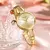 Relógio Curren Luxo Feminino – Quartzo, Strass Brilhante e Pulseira de Aço Inoxidável - A PRIMEIRA VISTA 