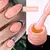 Esmalte em Gel UR SUGAR 7ml – Base de Borracha Rosa Nude Natural Semi Permanente