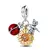 Pingentes Florais em Prata Esterlina 925 – Girassol e Tulipa para Pulseira Tipo Pandora - loja online