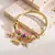 Pulseira Círculo do Amor – Moda Feminina em Aço Inoxidável Frisado - loja online