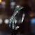 Aliança Cruzada Minimalista – Anel de Casamento Empilhável para Casais | Preto, Dourado ou Prata
