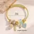 Pulseira Círculo do Amor – Moda Feminina em Aço Inoxidável Frisado - loja online