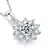 Colar Feminino Prata 925 com Moissanite Redondo – 1 Quilate, Cor D Brilhante