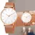 Relógio Feminino Casual de Luxo – Design Elegante em Ouro Rosa com Pulseira Fina