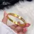Pulseira Feminina de Aço Titânio com Zircônia à Prova d’Água - comprar online