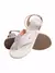 Imagem do Sandália Feminina Flat Form Metalizada com Coração – Conforto e Estilo Rosa Dourado