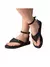 Sandália Feminina Flat Form Metalizada com Coração – Conforto e Estilo Rosa Dourado - ROSA CORTELLO