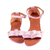 Sandália Feminina Rasteira com Lacinho – Cor Branco